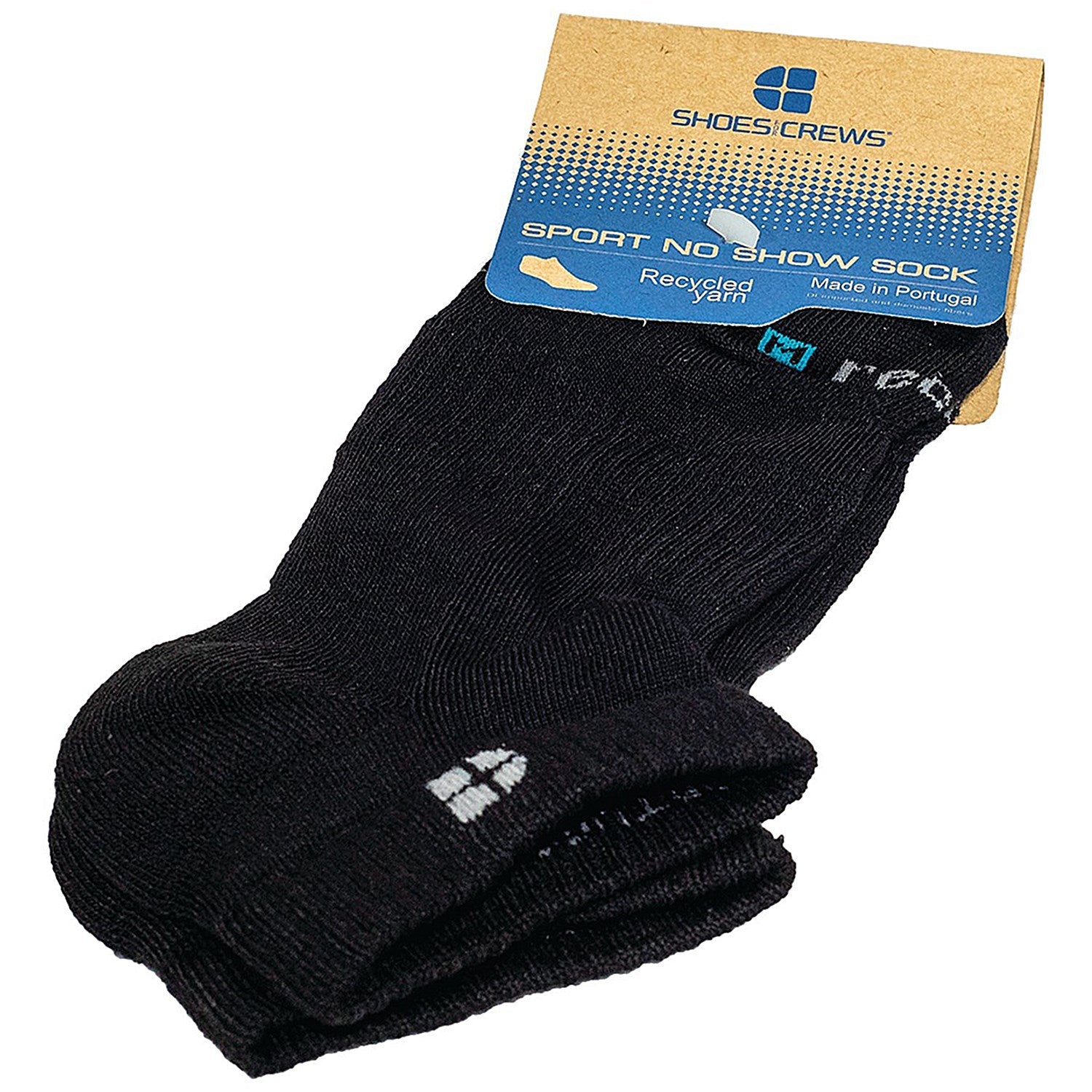 Shoes For Crews No Show Recycled Sock Black Size Medium Easy2Order : SFC17145