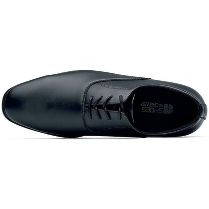 Shoes For Crews Ambassador II Mens Leather Dress Shoes, Black, 6