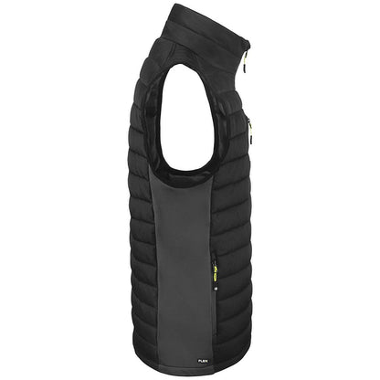 Flex Workwear Padded Bodywarmer, Black & Grey, XL