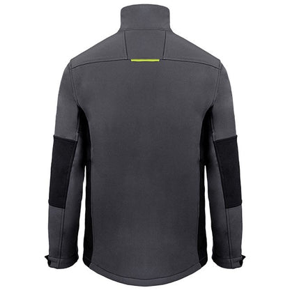 Flex Softshell Two-Tone Jacket, Grey & Black, 5XL
