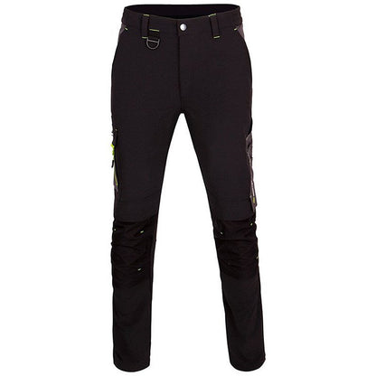 Flex Workwear Two-Tone Trousers, Black & Grey, 42R
