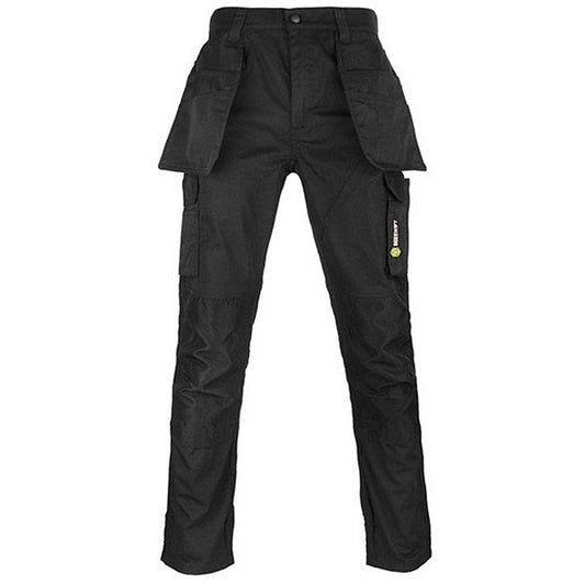 Beeswift Stretch Workwear Burgos Trousers, Black, 38T Easy2Order : SFTBURBL38T