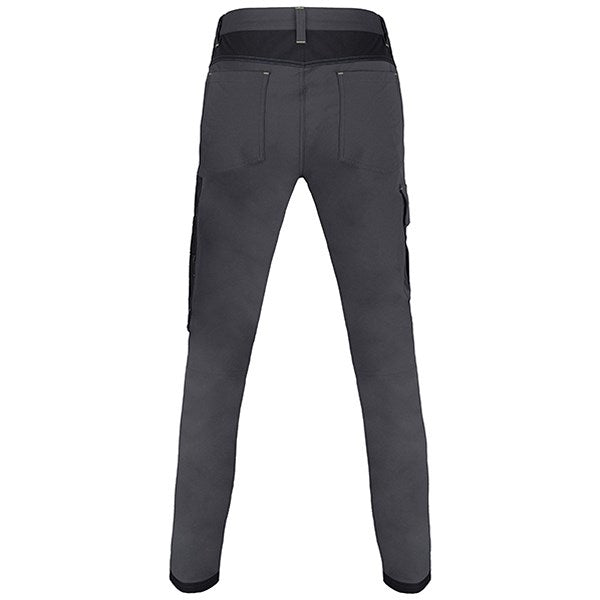 Flex Workwear Two-Tone Trousers, Grey & Black 28R