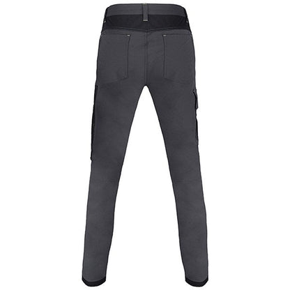 Flex Workwear Two-Tone Trousers, Grey & Black 28R