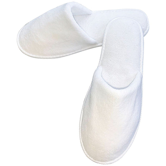 Coral Fleece Slipper in Paper Bags, Closed Toe, 30cm, EVA Sole, Pack of 100 Easy2Order : SGL12455