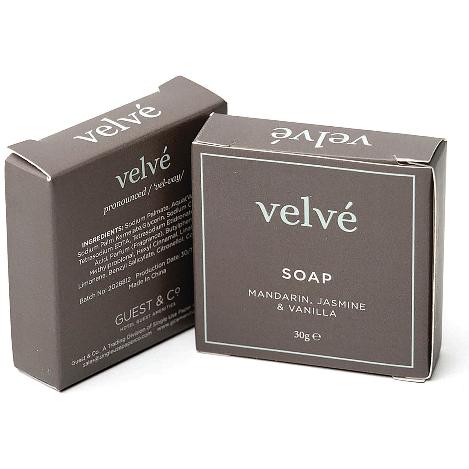 Velve Boxed Soap, 30g, Pack of 200 Easy2Order : SGL18329