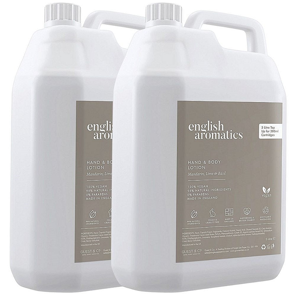 English Aromatics Refill Hand And Body Wash, 5 Litres Pack of 2