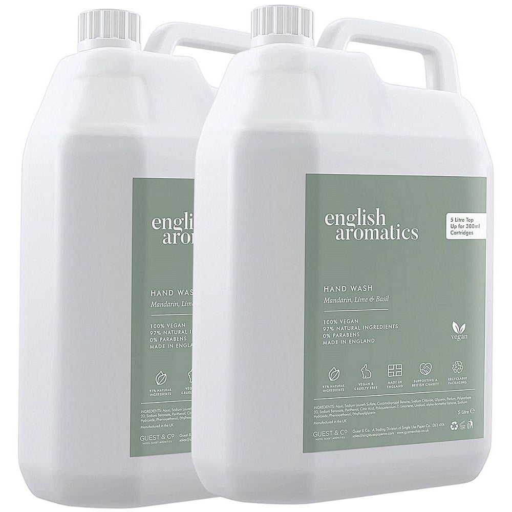 English Aromatics Refill Hand Wash, 5 Litres, Pack of 2