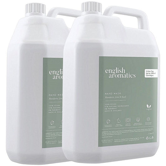 English Aromatics Refill Hand Wash, 5 Litres, Pack of 2
