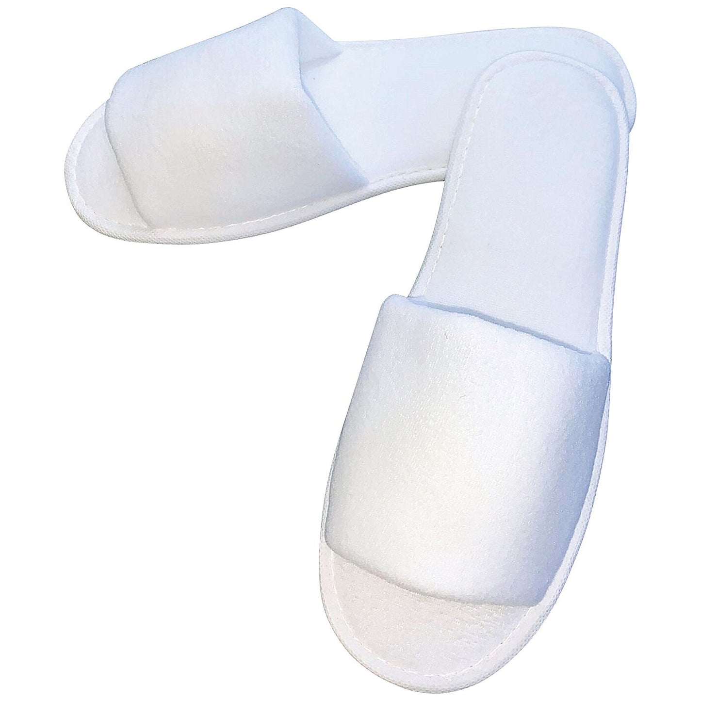 Economy Poly Velour Slipper in Paper Bags, Open Toe, 30cm, Dot Sole, Pack of 100 Easy2Order : SGL44395