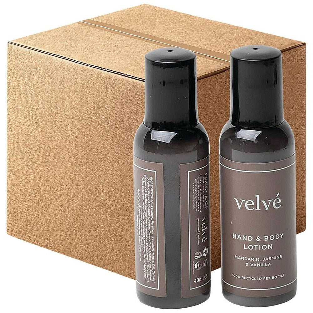 Velve Hand and Body Lotion Bottle, 40ml, Pack of 200
