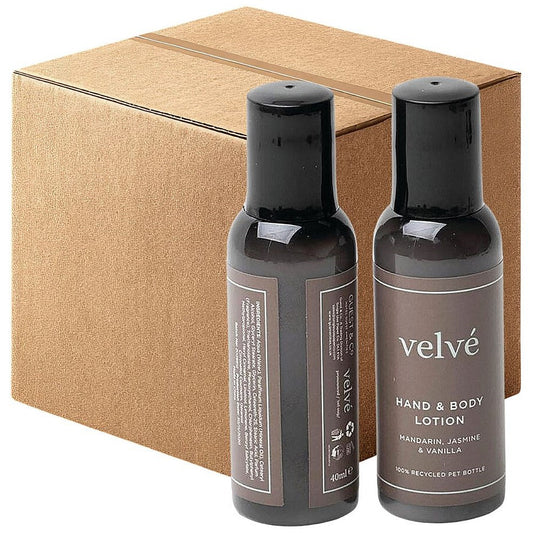 Velve Hand and Body Lotion Bottle, 40ml, Pack of 200