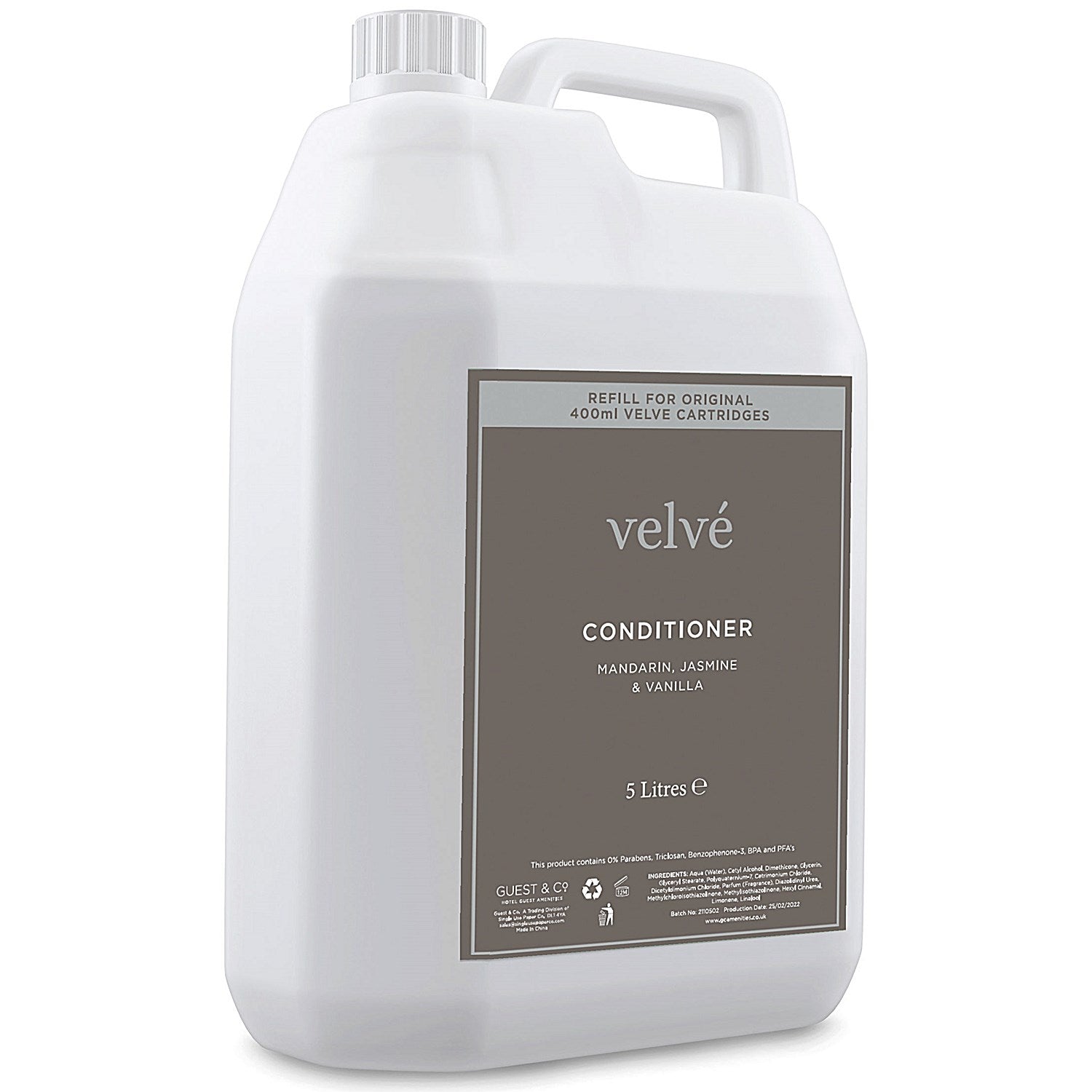 Refill Velve Conditioner with Pumps, 5 Litres, Pack of 2 Easy2Order : SGL49948
