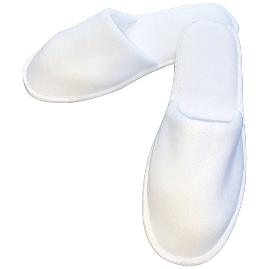Economy Poly Velour Slipper in Paper Bags, Closed Toe, 30cm, Dot Sole, Pack of 100 Easy2Order : SGL89873