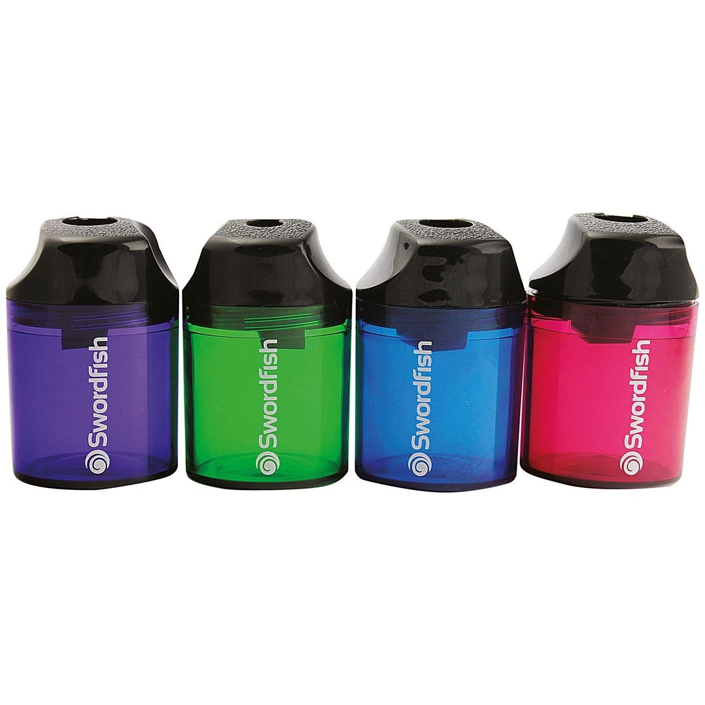 Swordfish Canister Double Hole Pencil Sharpener (Random Colour) Easy2Order : SK00050