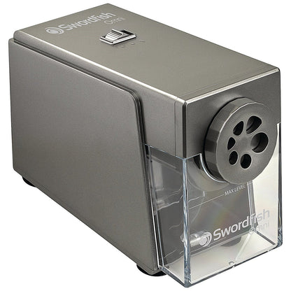 Swordfish Omni Electric Pencil Sharpener Silver