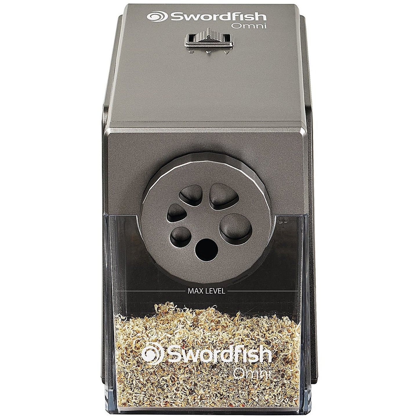 Swordfish Omni Electric Pencil Sharpener Silver