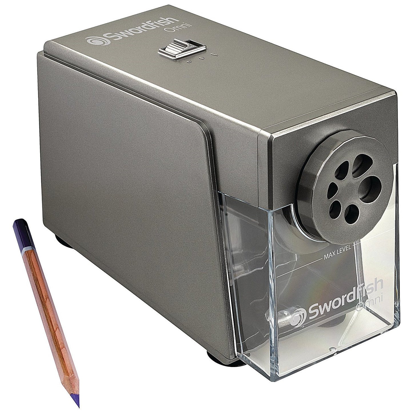 Swordfish Omni Electric Pencil Sharpener Silver Easy2Order : SK01126