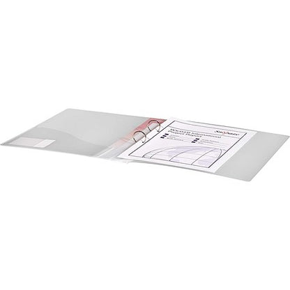 Snopake Ring Binder, A4, 2 O-Ring, 25mm Capacity, Clear, Pack of 10