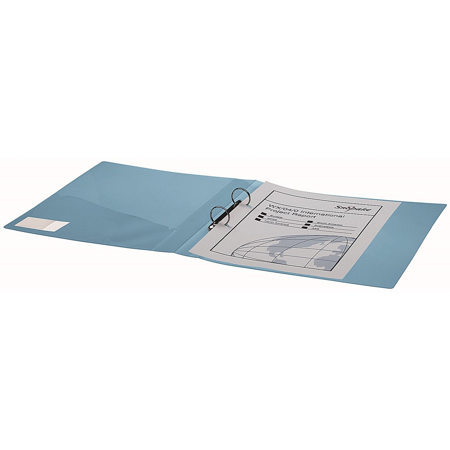 Snopake Reborn A4 Ring Binder, 2 O-Ring, 25mm Capacity, Assorted, Pack of 5