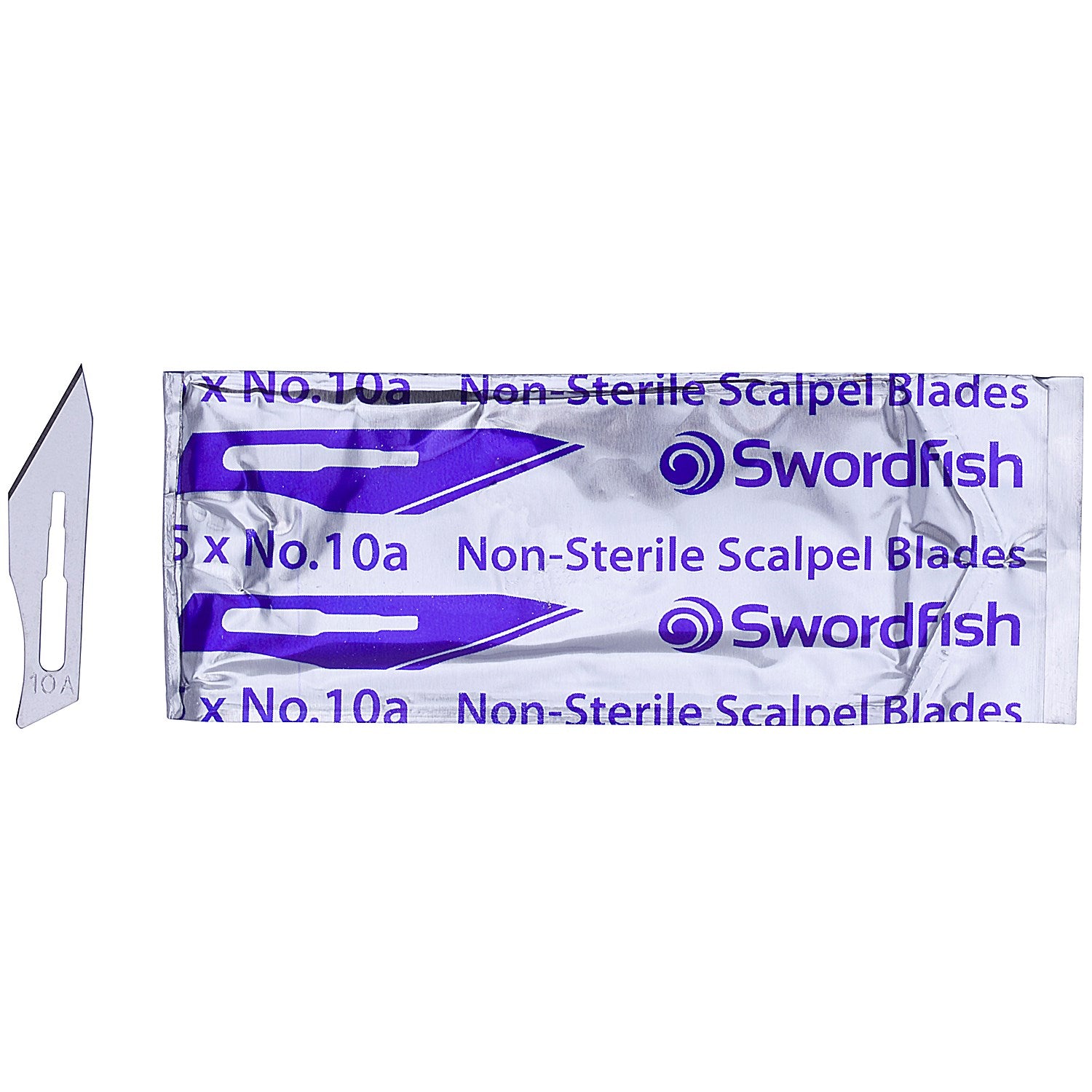 Swordfish Scalpel Blades No.10A Metal (100 Pack)