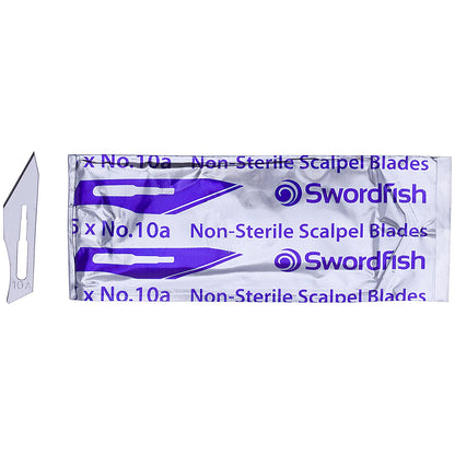Swordfish Scalpel Blades No.10A Metal (100 Pack)