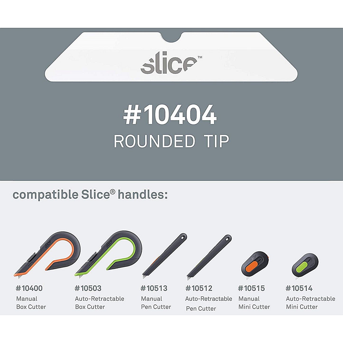 Slice Blades For Box Cutters, 34mm, Pack of 4