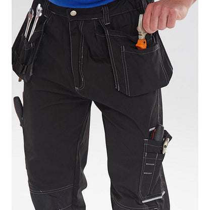 Beeswift Shawbury Multi Purpose Trousers, Black, 36