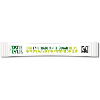 Everyday Fairtrade White Sugar Sticks, Pack of 1000