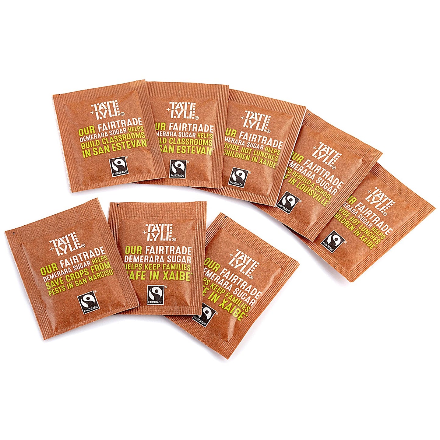 Everyday Fairtrade Brown Sugar Sachets, Pack of 1000