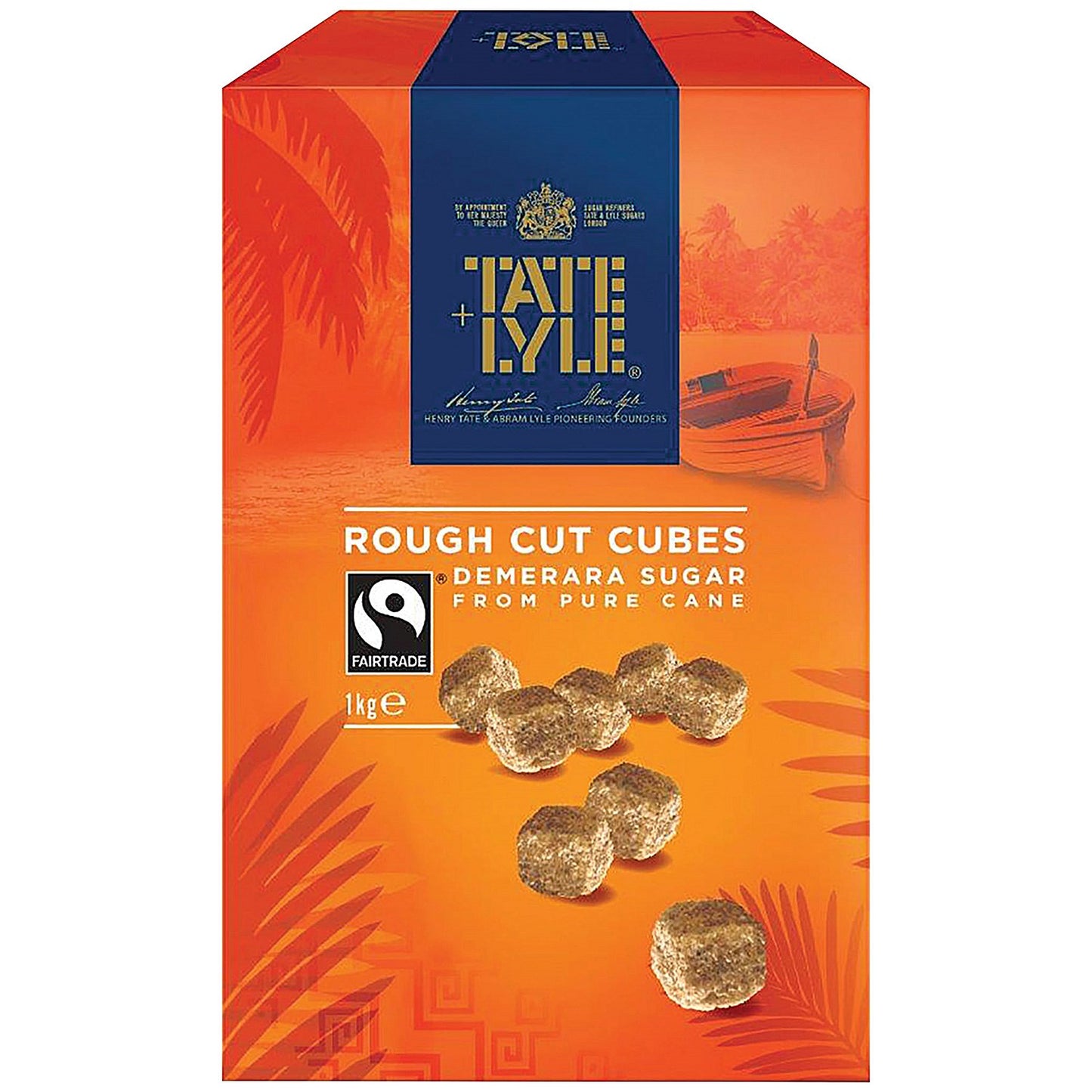 Tate & Lyle Rough-Cut Demerara Sugar Cubes, 1kg