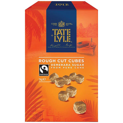 Tate & Lyle Rough-Cut Demerara Sugar Cubes, 1kg