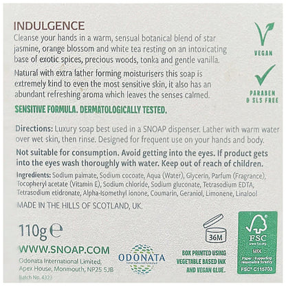 Snoap Indulgence White Tea with Vitamin E Soap LLIS1