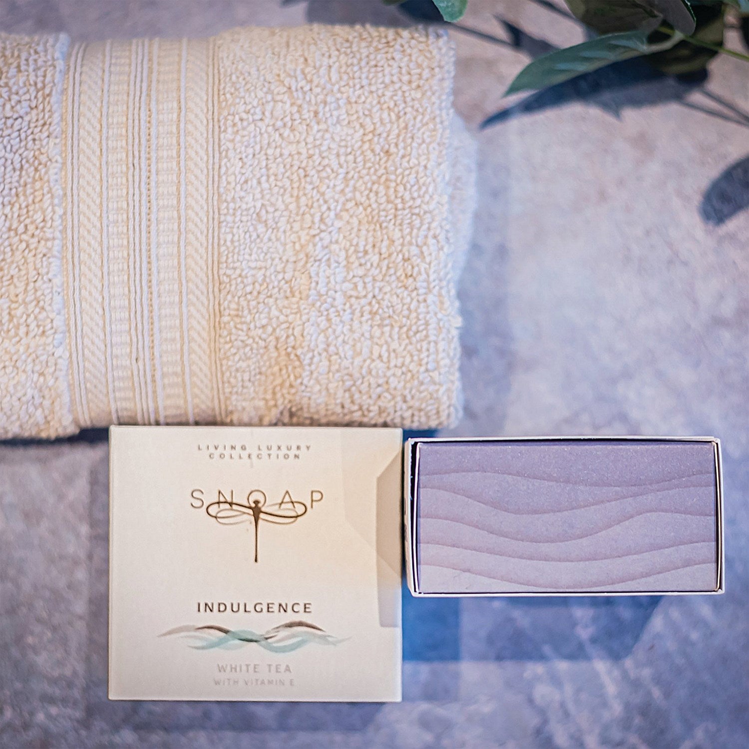 Snoap Indulgence White Tea with Vitamin E Soap LLIS1 Easy2Order : SNP50827