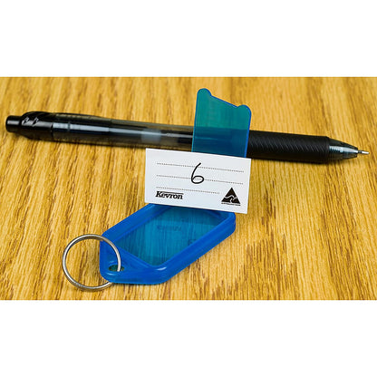 Kevron Plastic Clicktag Key Tag, Blue, Pack of 100