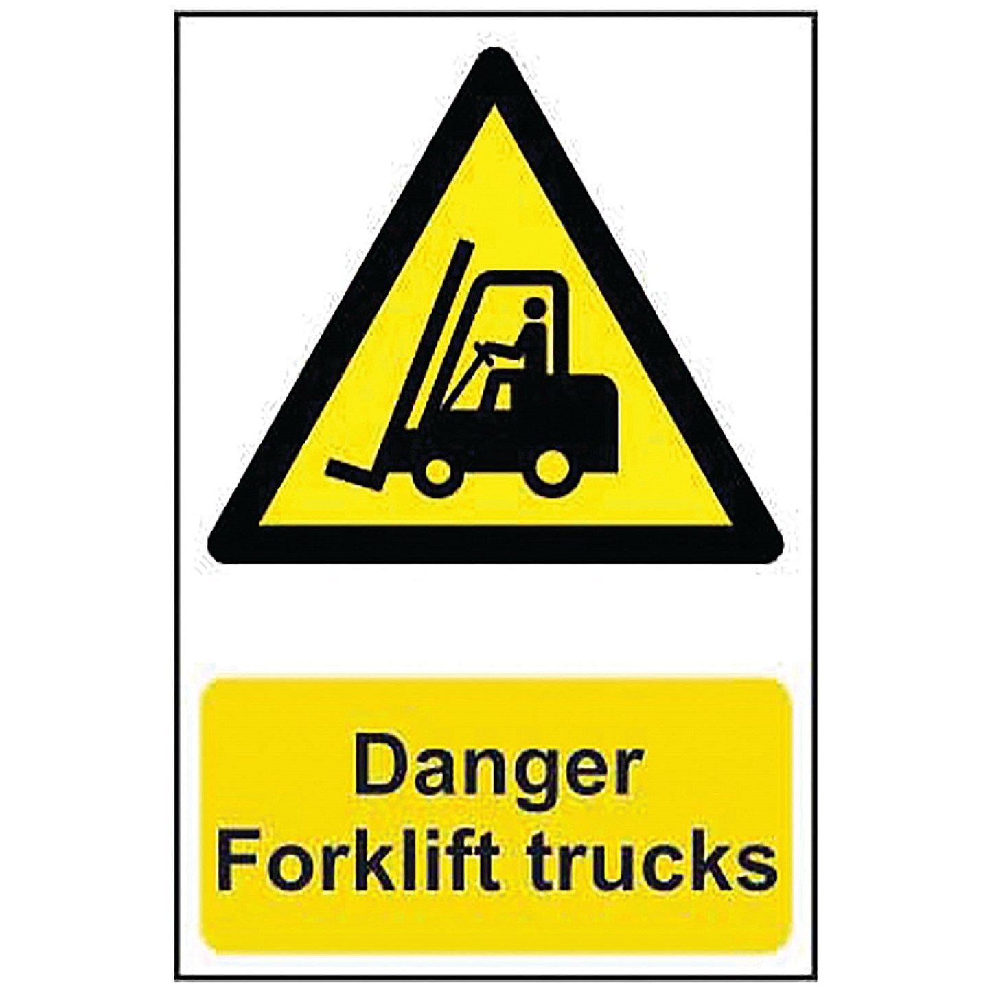 Spectrum Safety Sign Danger Forklift Trucks, 400x600mm, PVC Easy2Order : SPT14095