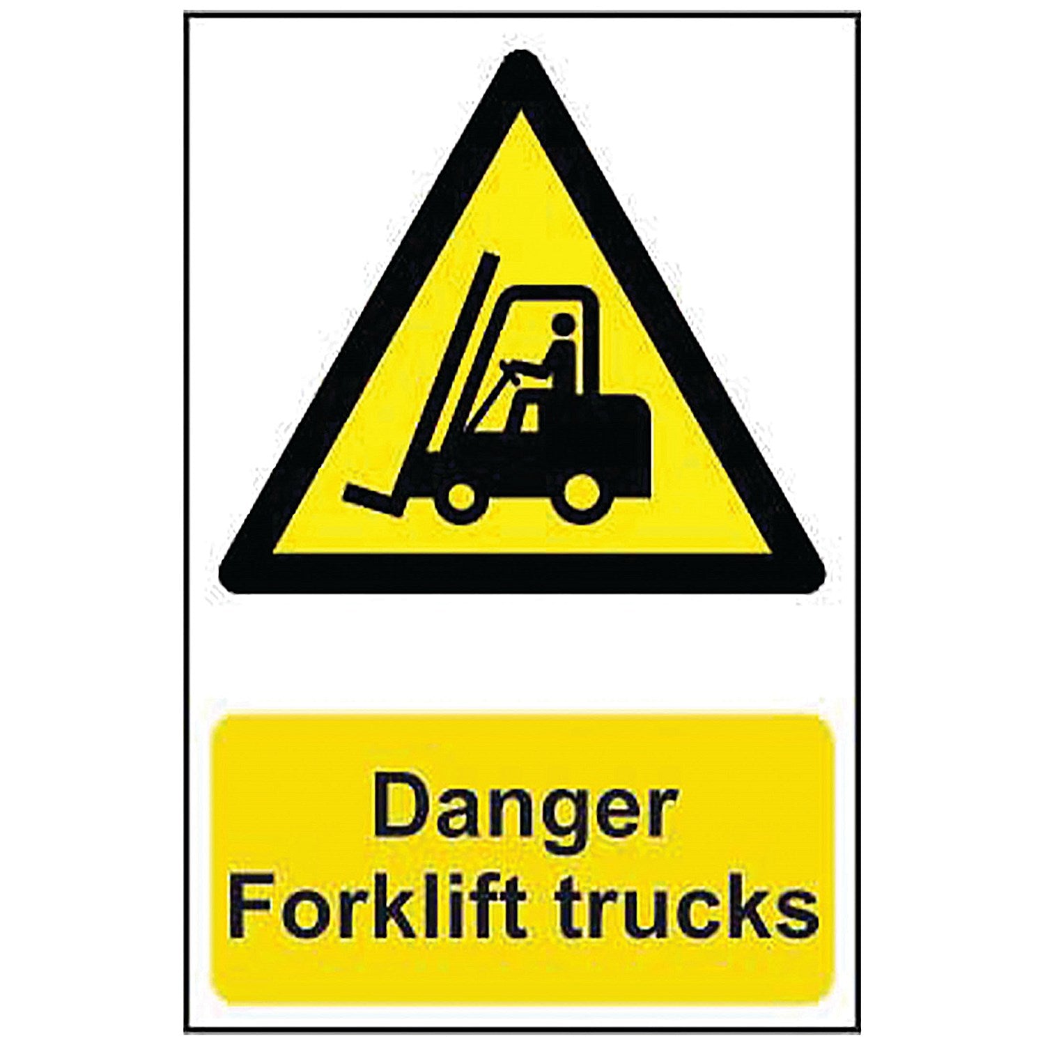 Spectrum Safety Sign Danger Forklift Trucks, 400x600mm, PVC Easy2Order : SPT14095