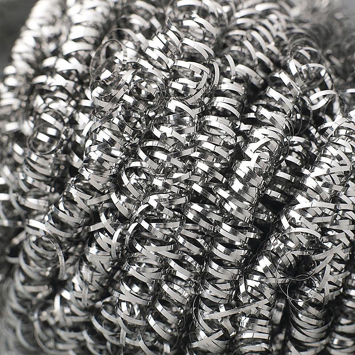 Spontex Specialist Stainless Steel Scourers, XL, Silver, Pack of 6