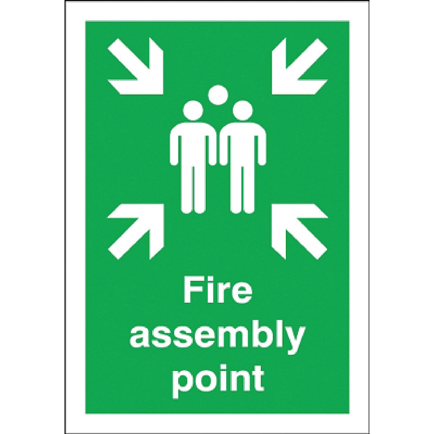 Safety Sign Fire Assembly Point, A2, PVC