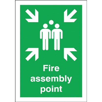 Safety Sign Fire Assembly Point, A2, PVC