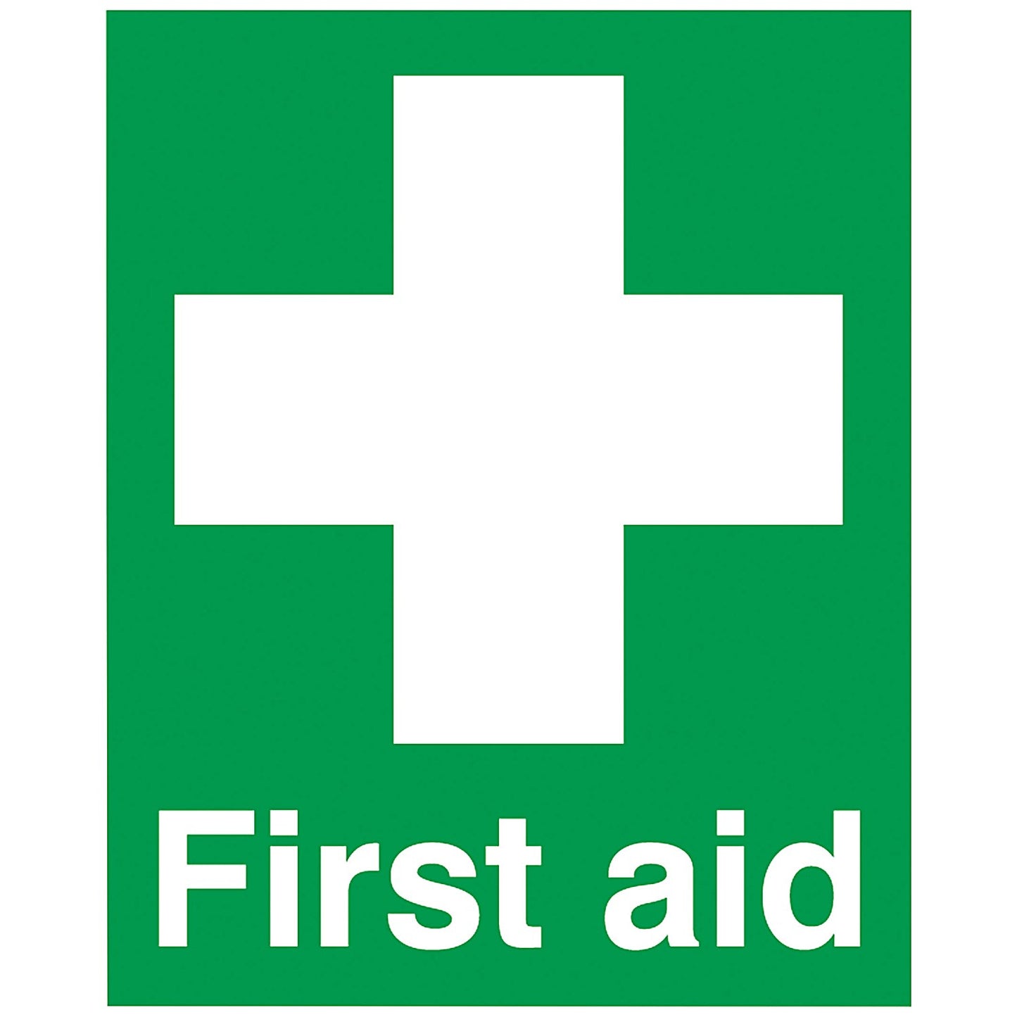 Safety Sign First Aid, 100x250mm, PVC