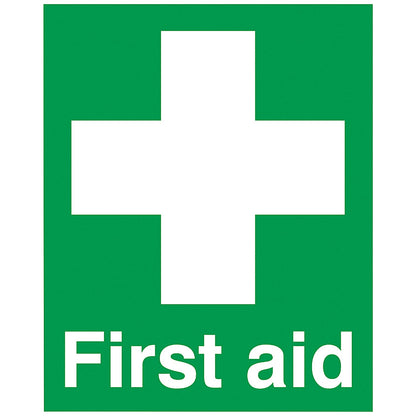 Safety Sign First Aid, 100x250mm, PVC