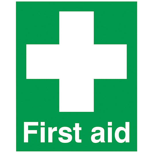 Safety Sign First Aid, 100x250mm, PVC