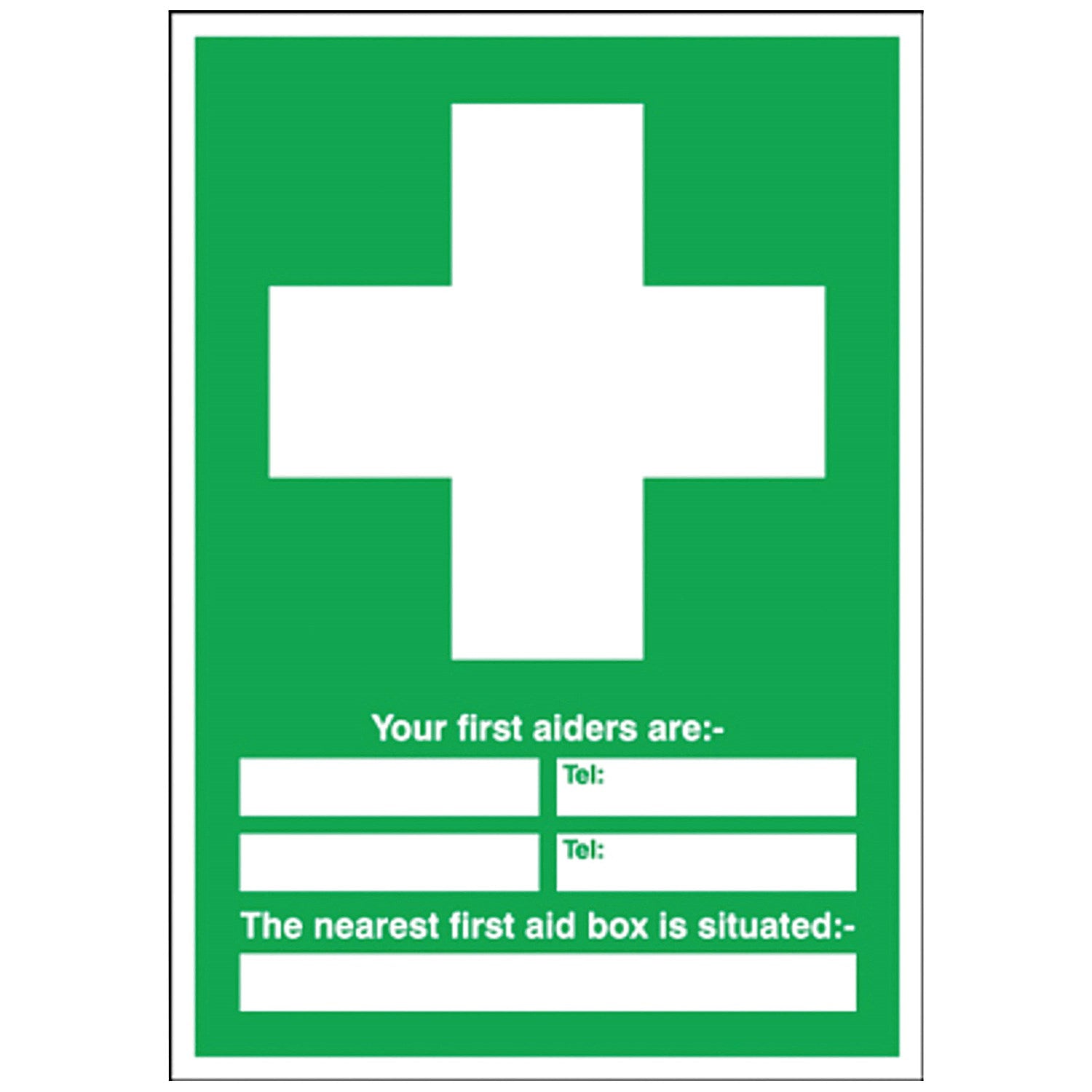 Safety Sign First Aid, 600x450mm, PVC