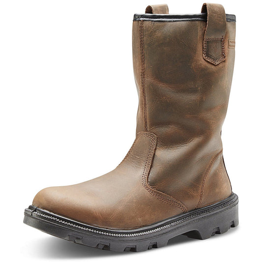 Beeswift Sherpa Dual Density Polyurethane Rubber Rigger Boots, Brown, 11 Easy2Order : SRB11