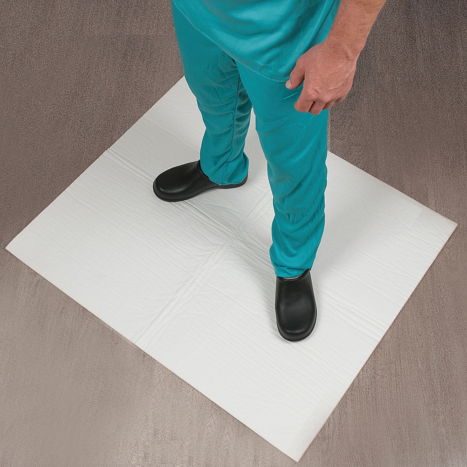 Sirane Absorbent Floor Mat, 500x580mm, Blue, Pack of 200 Easy2Order : SRN31062