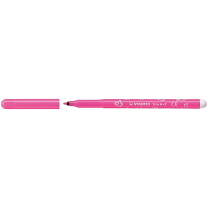 Stabilo Trio A-Z Felt Tip Colour Pens Classpack Gratnell Tray Assorted (Pack of 144)