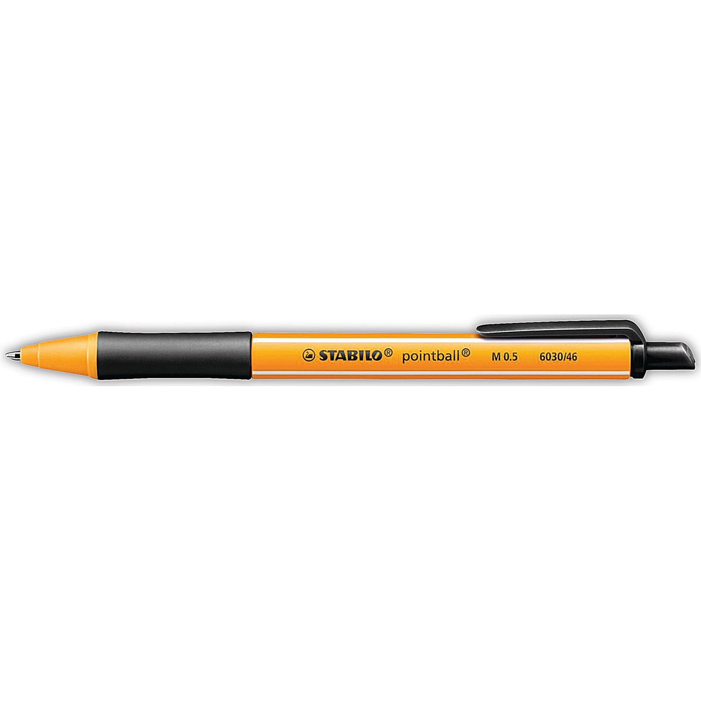 Stabilo Pointball Ballpoint Pen, Retractable, Assorted, Pack of 4