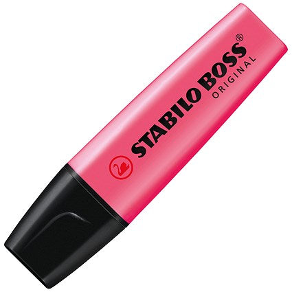 Stabilo Boss Highlighters, Pink, Pack of 10