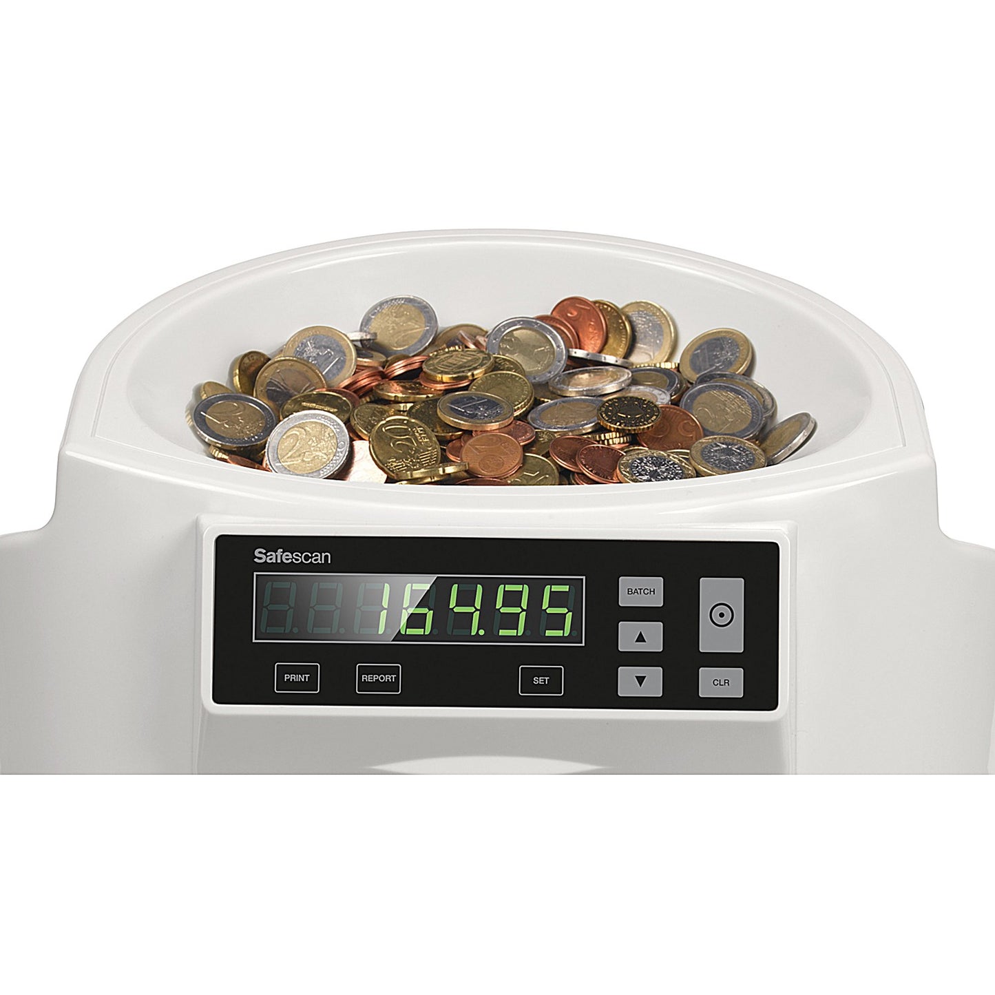 Safescan Mixed Coin Counter and Sorter Euro UK Plug 113-0260